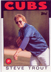 1986 Topps Baseball Cards      384     Steve Trout